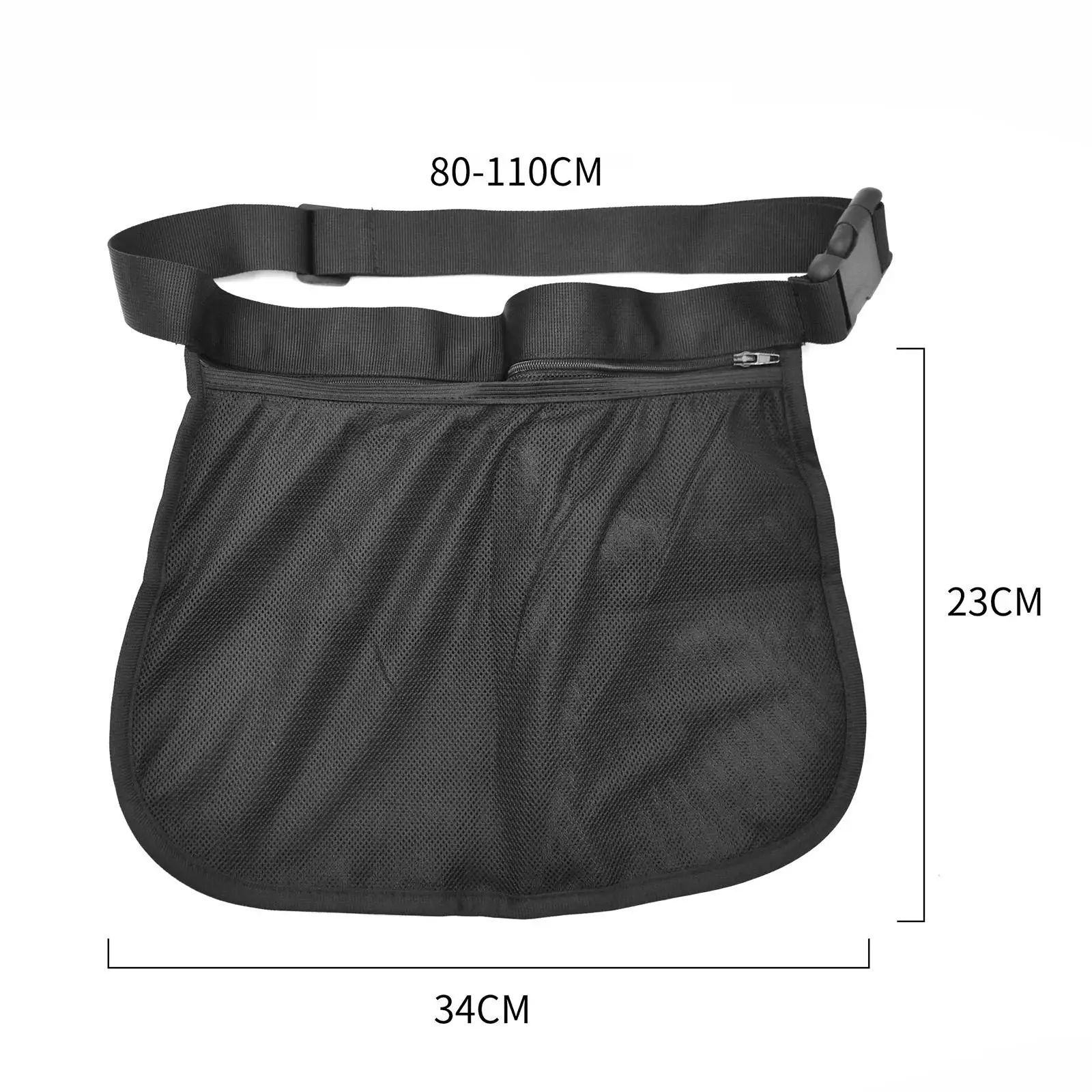 Black Tennis Ball Holder, Tennis Ball Storage Bag Outdoor Storage Bag for Fitness