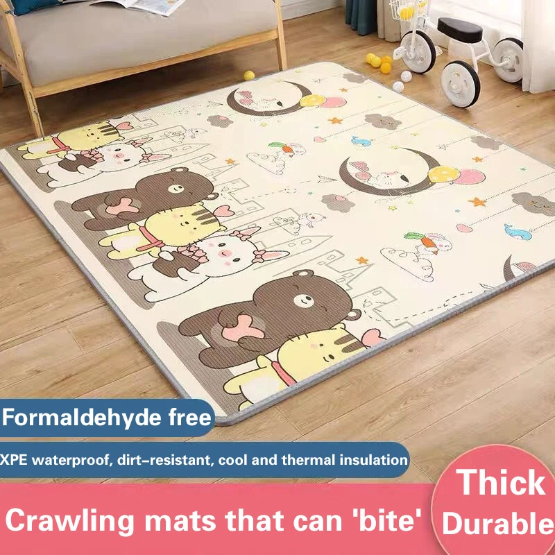 1cm EPE Environmentally Friendly Thick Baby Crawling Play Mats Folding Mat Carpet Play Mat for Children's Safety Mat Rug Playmat xpe 1cm environmentally friendly thick baby crawling play mat folding mat carpet play mat for children s safety mat rug playmat