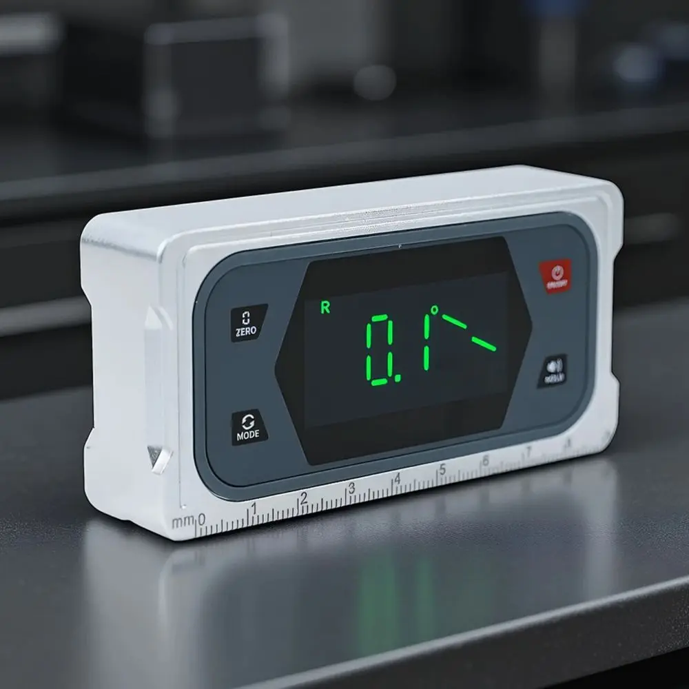 자석식 디지털 각도기 백라이트 LCD V 홈 베이스 디지털 경사계 음성 기능 ..