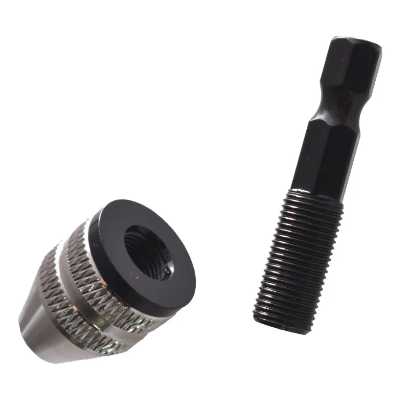 1pcs Multi Keyless Drill Chuck 0.3-3.6mm Conversion Tool 1/4