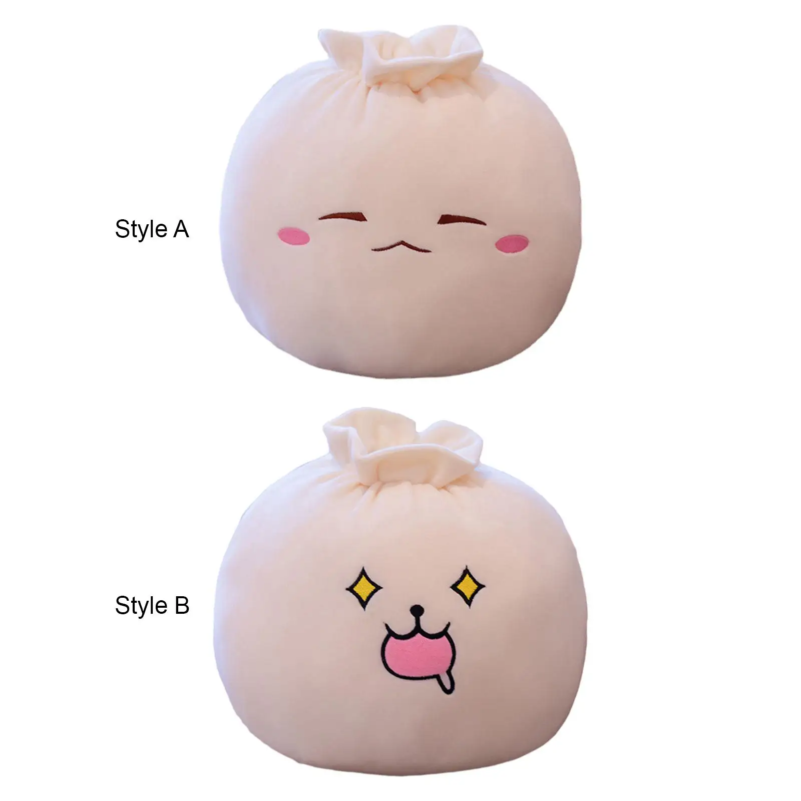 Stuffed Throw Pillow Adorable Bao Bun Stuffed Plush for Living Room Home Car