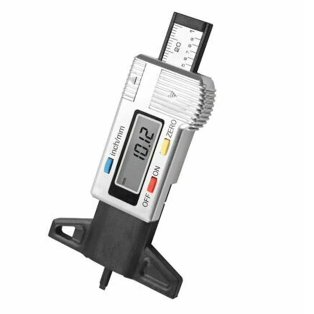 Display Digitale Elettronico Misuratore Di Profondità Del Battistrada Del Pneumatico 0-25Mm Misuratore Di Profondità Del Battistrada Calibro A Corsoio