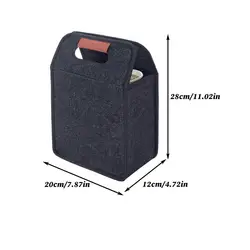 Versatile Foldable Drink Carrier Tote with Handles (2 Cups)