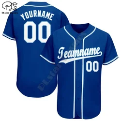 Custom Royal White-Light Blue Baseball Jersey Shirt for team 3D All Over Printed Baseball Jersey Shirts hip hop Tops