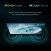 Mecool KM2/KM2 plus 4K Android TV Box Amlogic S905X4 2GB 16GB USB3.0 100M LAN 2.4G 5G WiFi doby atmos Audio TV BOX 2022 new 3