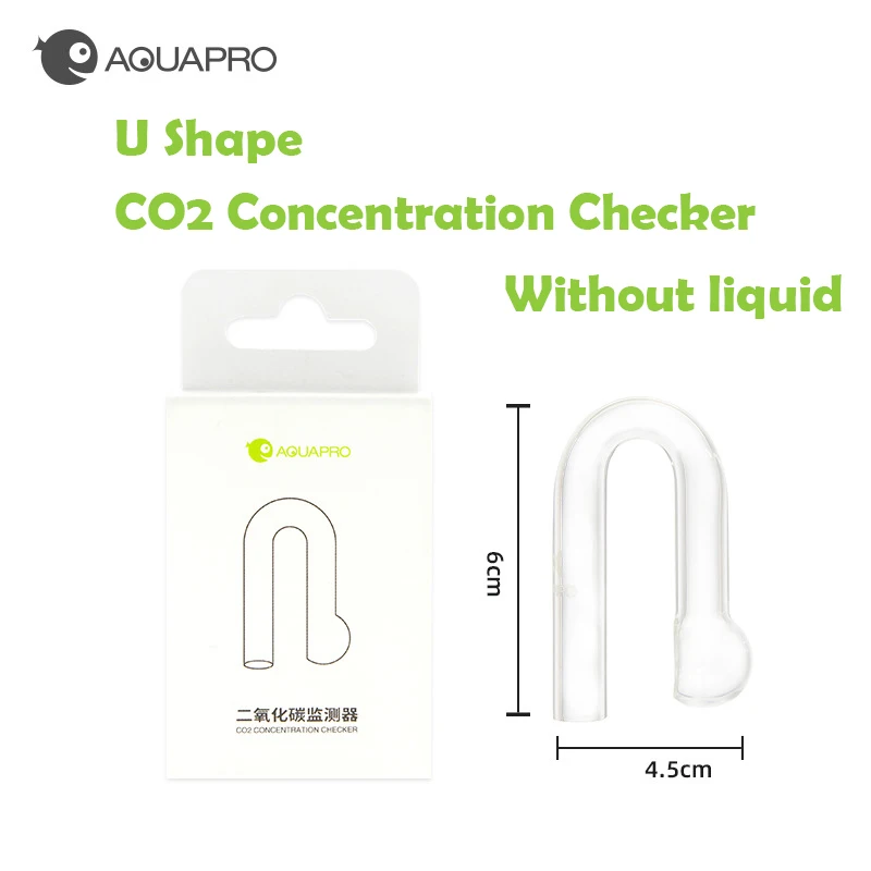 Aquarium CO2 Monitor Concentration Checker Glass Drop Detector Indicator ADA Style Water Plant Tank Hang On Sensor Fishing Test 4