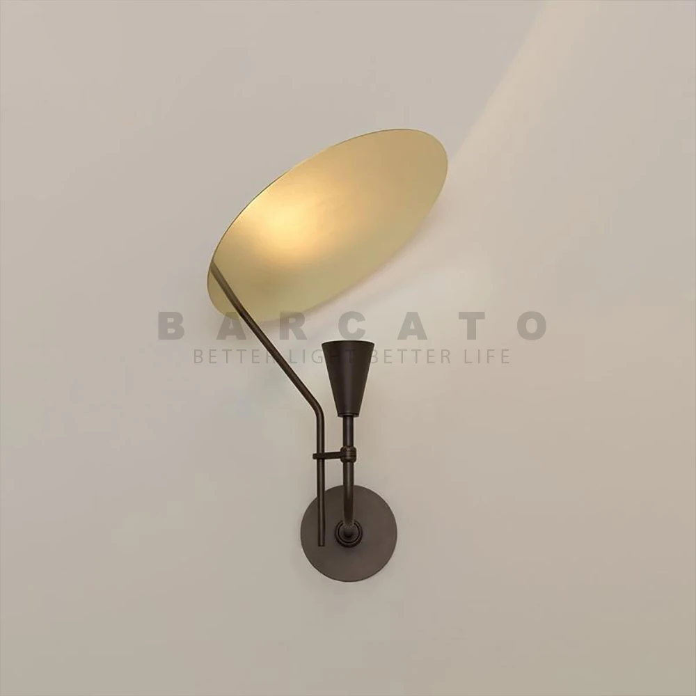 Modern Adjustable Brass LED Wall Sconce 2