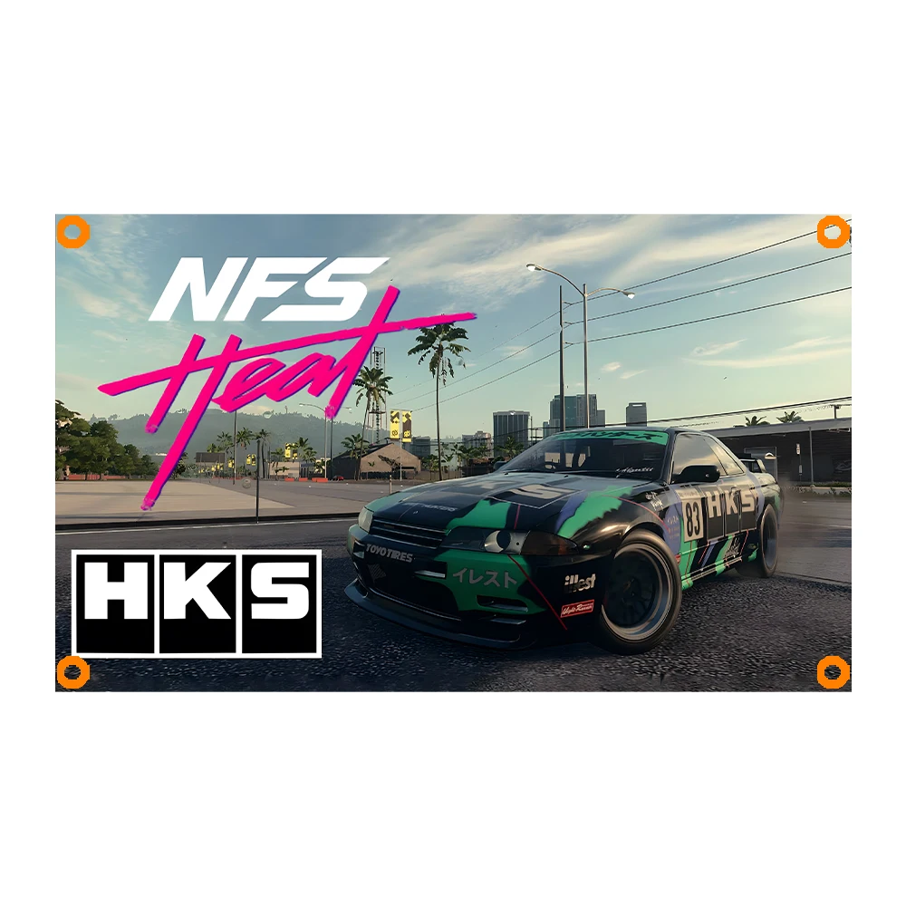 Bandiera Personalizzata Per Auto Con Bandiera Hks 90X150Cm Per La Decorazione