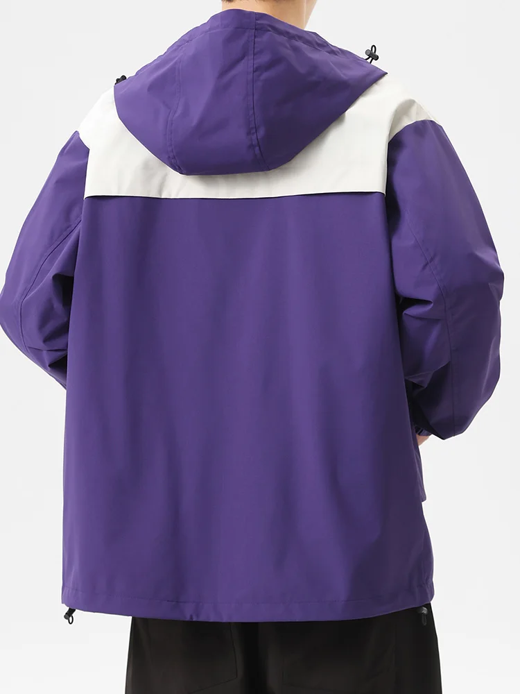 남성용 방수 경량 재킷, 바람막이 트렌치, 오버사이즈, 6XL, 7XL, 8XL, 플러스 사이즈, 블랙 후드, 루즈, 통기성 소프트쉘