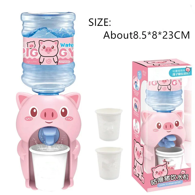 QISIWOLE Toys Desktop Water Dispenser Cooler Mini Bottom Load for Bedroom-  Kids Mini Water Dispenser Animal Style Water Machine Deals 