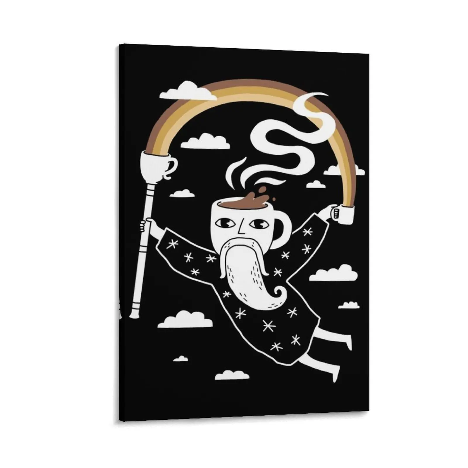 

Joe the Coffee Wizard Canvas Painting home decor interior vintage home decor Decoration bedroom decoration