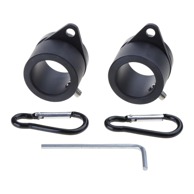 1pair/2pairs Mounting Rings Prevents Tangling Practical Flagpoles Rotating Rings for Personal or Commercial Use F0T6