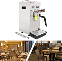 Milk Frother, 8L Multi-Purpose Full-Automatic Steam Boiling Water Frothing Machine, LCD Display Steam Milk Foam Machine, Electri 2