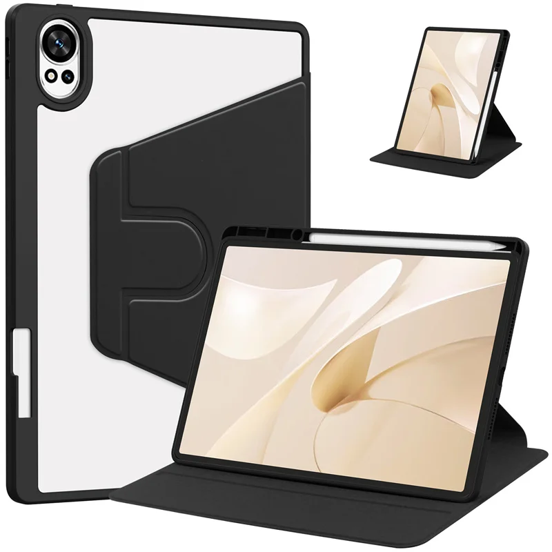 360° Rotation Protective Case with Pencil Holder and Multi-Angle Stand