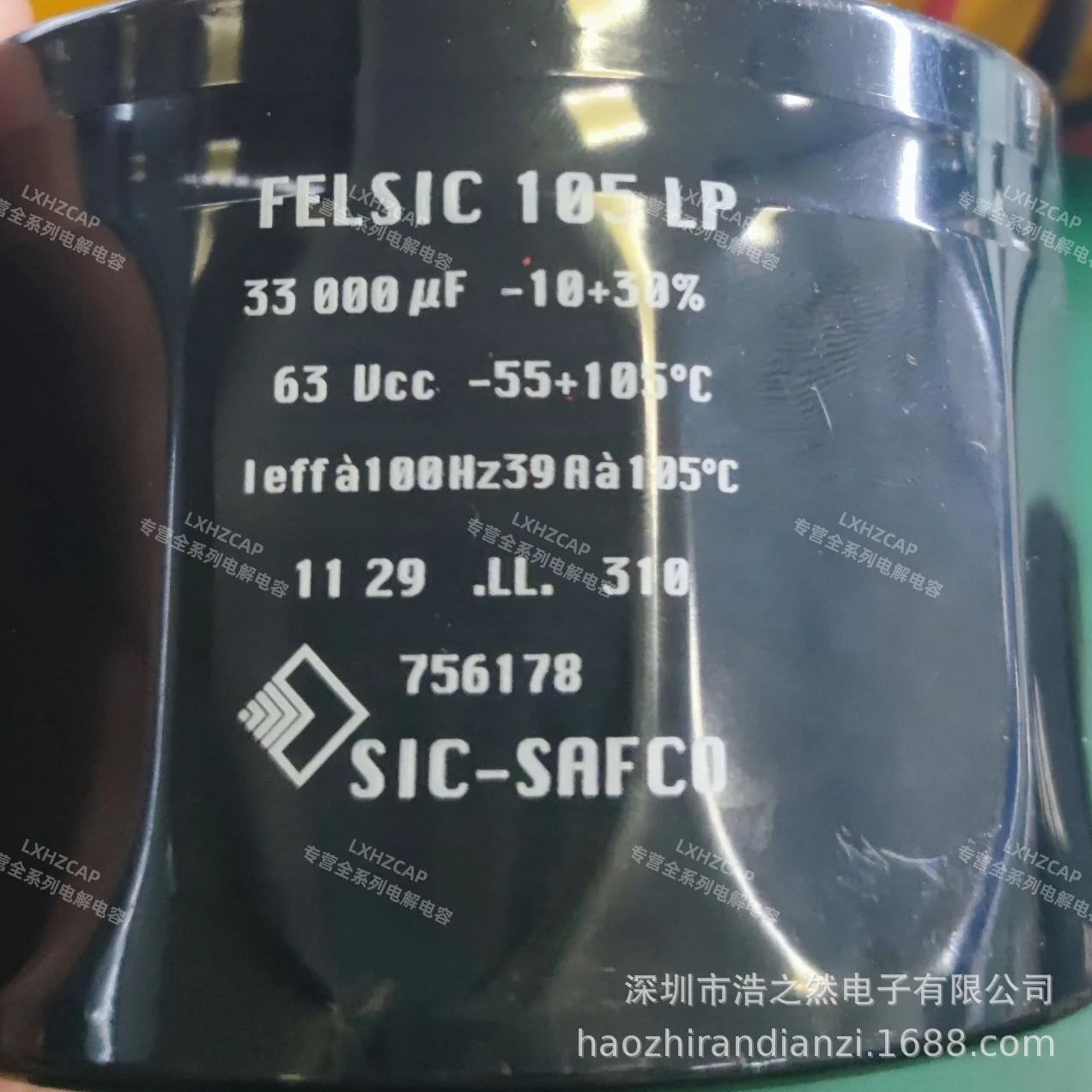 

Imported electrolytic capacitor 63V33000UF 63UCC 50X50 FELSIC 105LP SIC-SAFC0