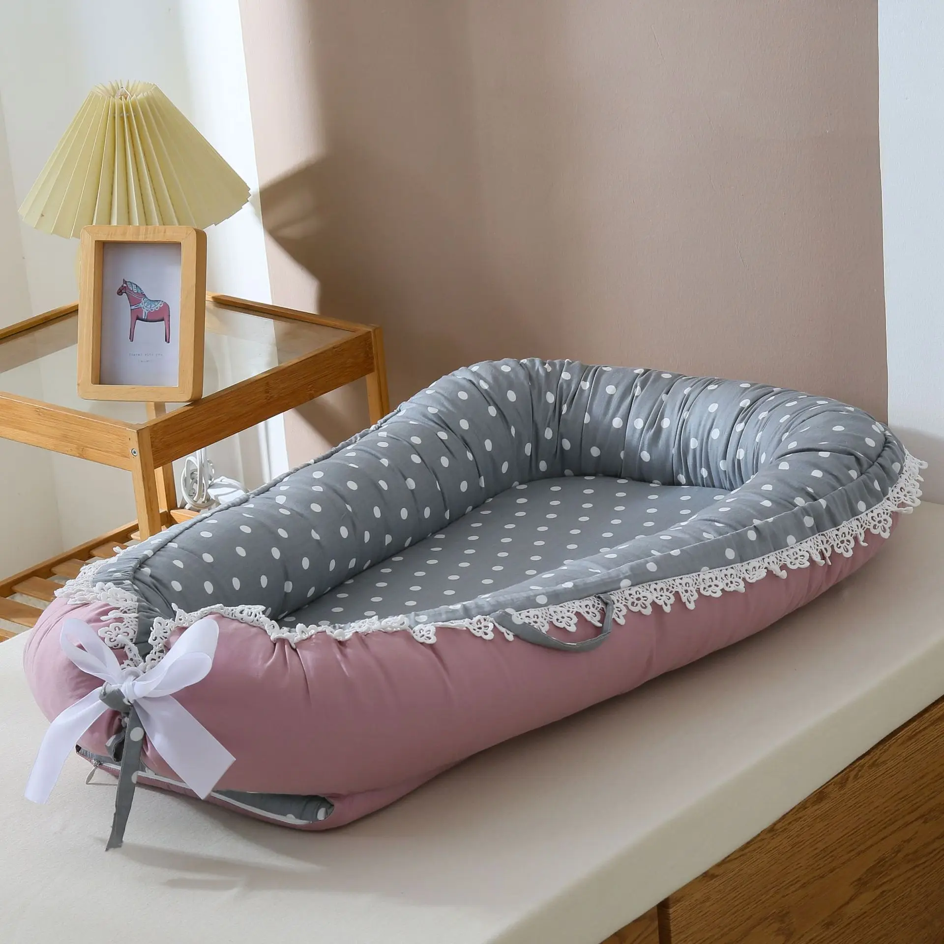 Nido portátil para bebé recién nacido, cama de viaje, Mini cunas para bebé, cosas  para recién nacido, capullo infantil, vaina para dormir durante 0-12 meses  - AliExpress