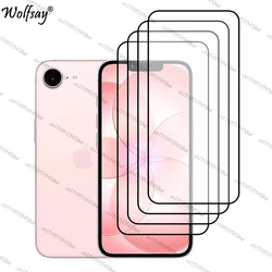 Premium Full Cover Tempered Glass Screen and Camera Lens Protector - iPhone 16e (4 Front Glass)