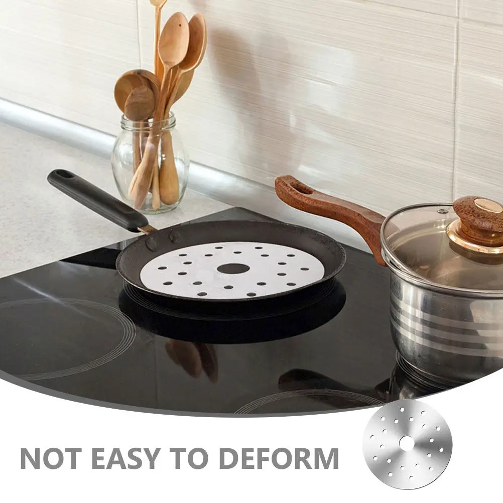 Stainless Steel Thermal Conductive Sheet Induction Adapter Plate Fast Heat Conduction Household Heat Diffuser Kitchen Cookware