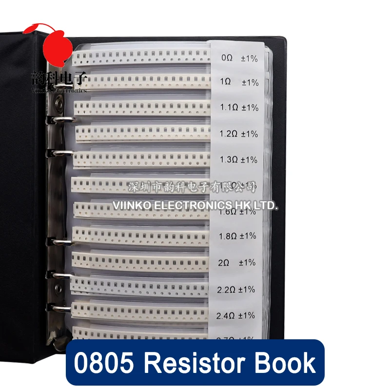 0805 1 SMD Chip Resistor Sample Book 1/8W 170values Resistance