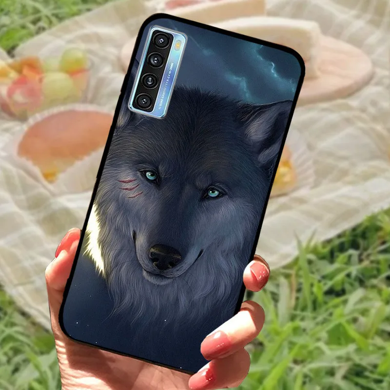 Elegant Black Marble Silicone Soft Case - Protective Bumper Cover
