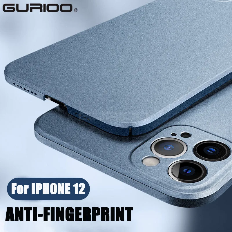 Sleek Sandstone Matte Shockproof Phone Case – Ultra Thin Durable Hard Cover