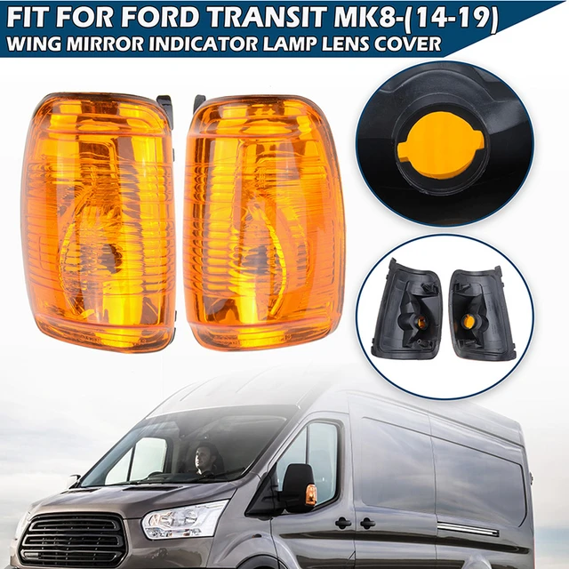 Acheter Rétroviseur chauffant pour voiture, lentille en verre, rétroviseurs  latéraux Anti-buée, adaptés à la Ford Transit MK8 2014 – 20 Tourneo150 250  350