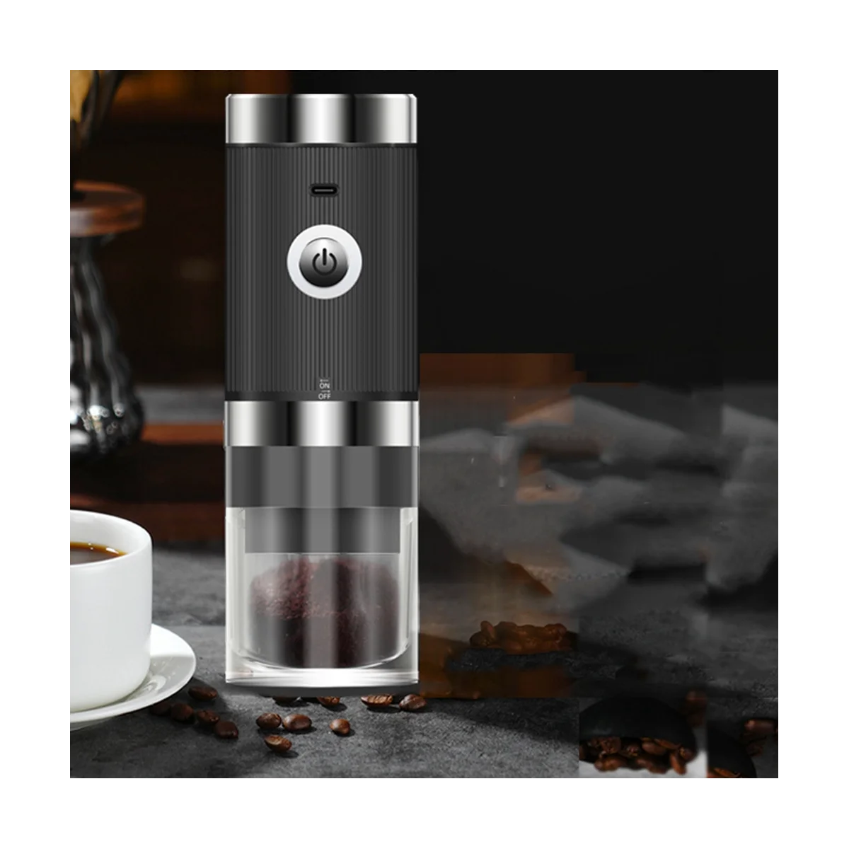 

Portable Coffee Grinder Electric USB Rechargeable Home Mill Blenders Profession Adjustable Coffee Beans Grinding