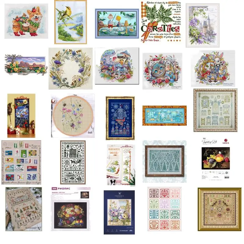 PDF by E-mail Selling 5-97 Cross Stich Embroidery set Electronic drawing Cross Stich Needlework cross stitch kit cross stitch files