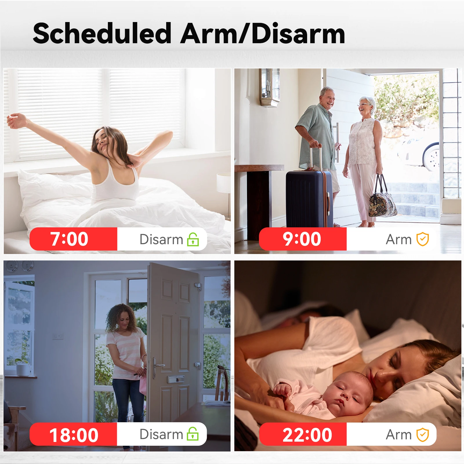 Smart Home WLAN Alarmsystem mit PIR Sensor & Türkontakt