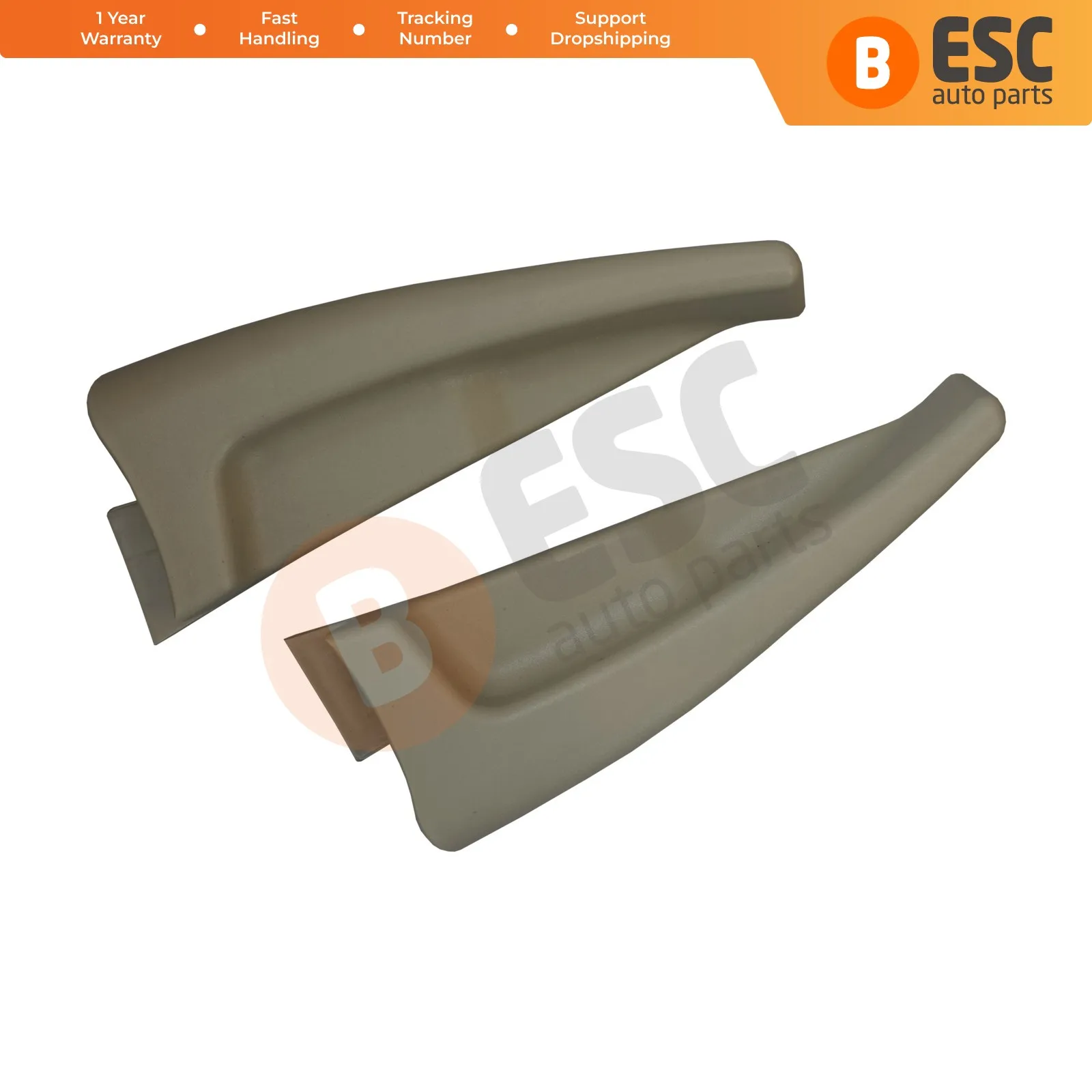 

ESC Auto Parts EDP639-1 2 Pieces Seat Handle Right and Left Beige Color for Renault Megane MK3 2008–2016, Fluence 2009-On