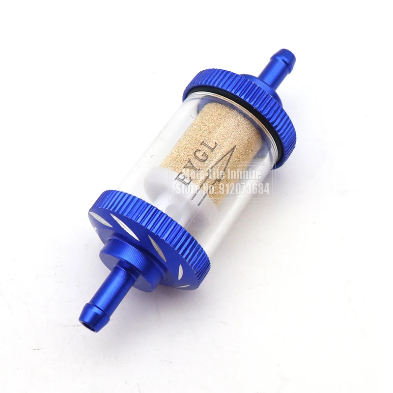 3er Set Benzinfilter Für Auto & Motorrad - 8mm/6mm Vorfilter Transparent