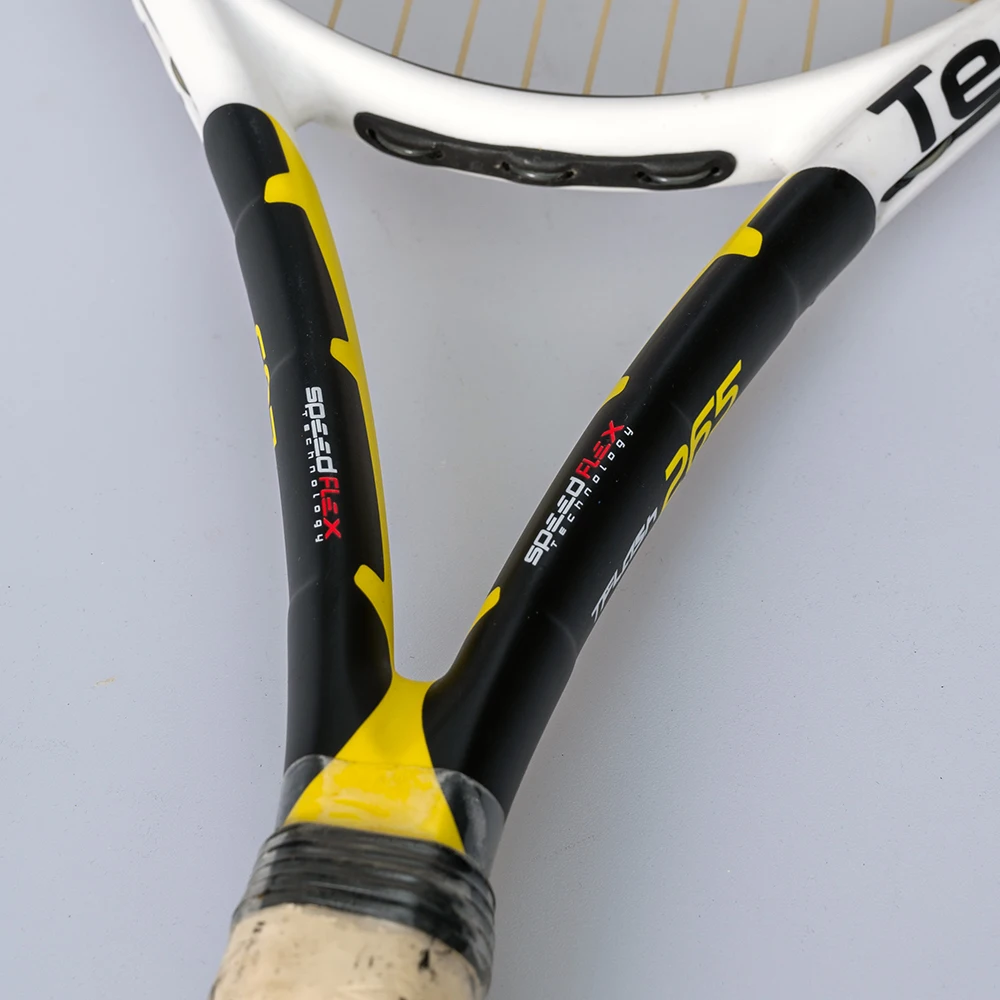 TecniFibre Tflash 265 Speed G2 288g Shockproof Carbon Fiber Tennis Racquet Light-Weight Fast Control Intermediate Players