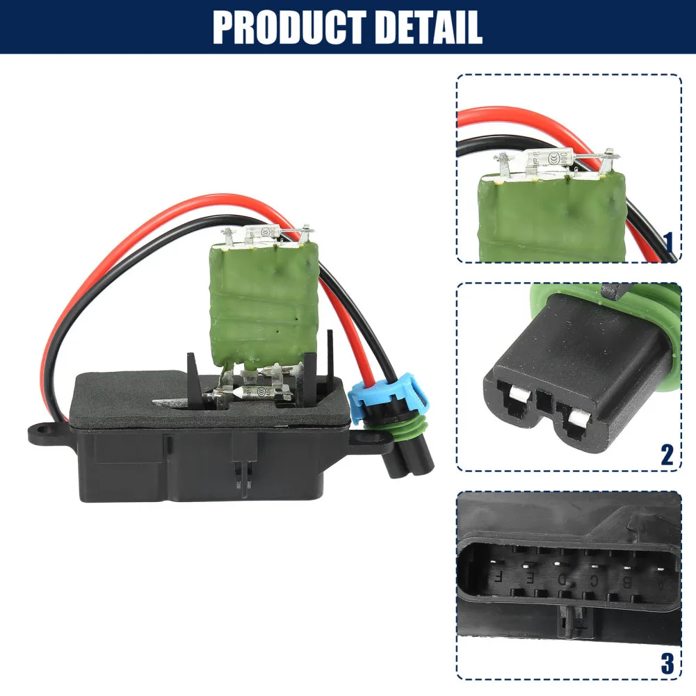 

Car Blower Motor Resistor Air Conditioning Blower Speed Regulating Resistance 89018770 Compatible For Ford Chevrolet