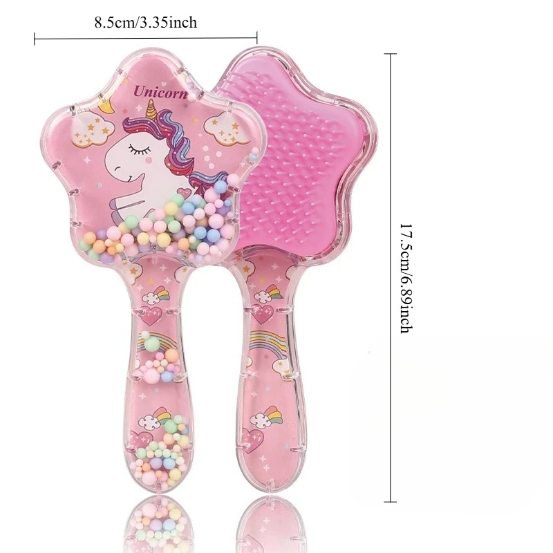 Children's Cartoon Animal Hair Massager Brush - Gentle, Anti-Knot Design