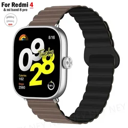 Magnetic Silicone Sport Wristband for Smart Watches - Premium Replacement Strap (5. Qiaohei)