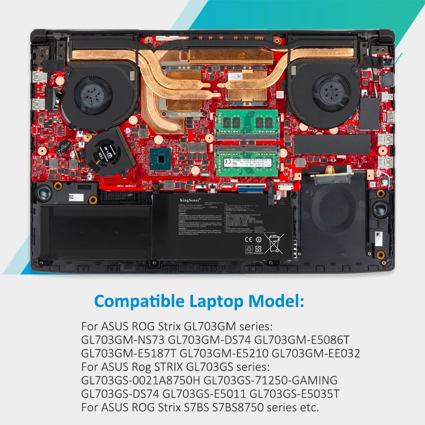 GL703GS, GL703GM, ROG Strix S7BS, S7BS8750, GL703GM-NS73, GL703GM-DS74, C41N1716