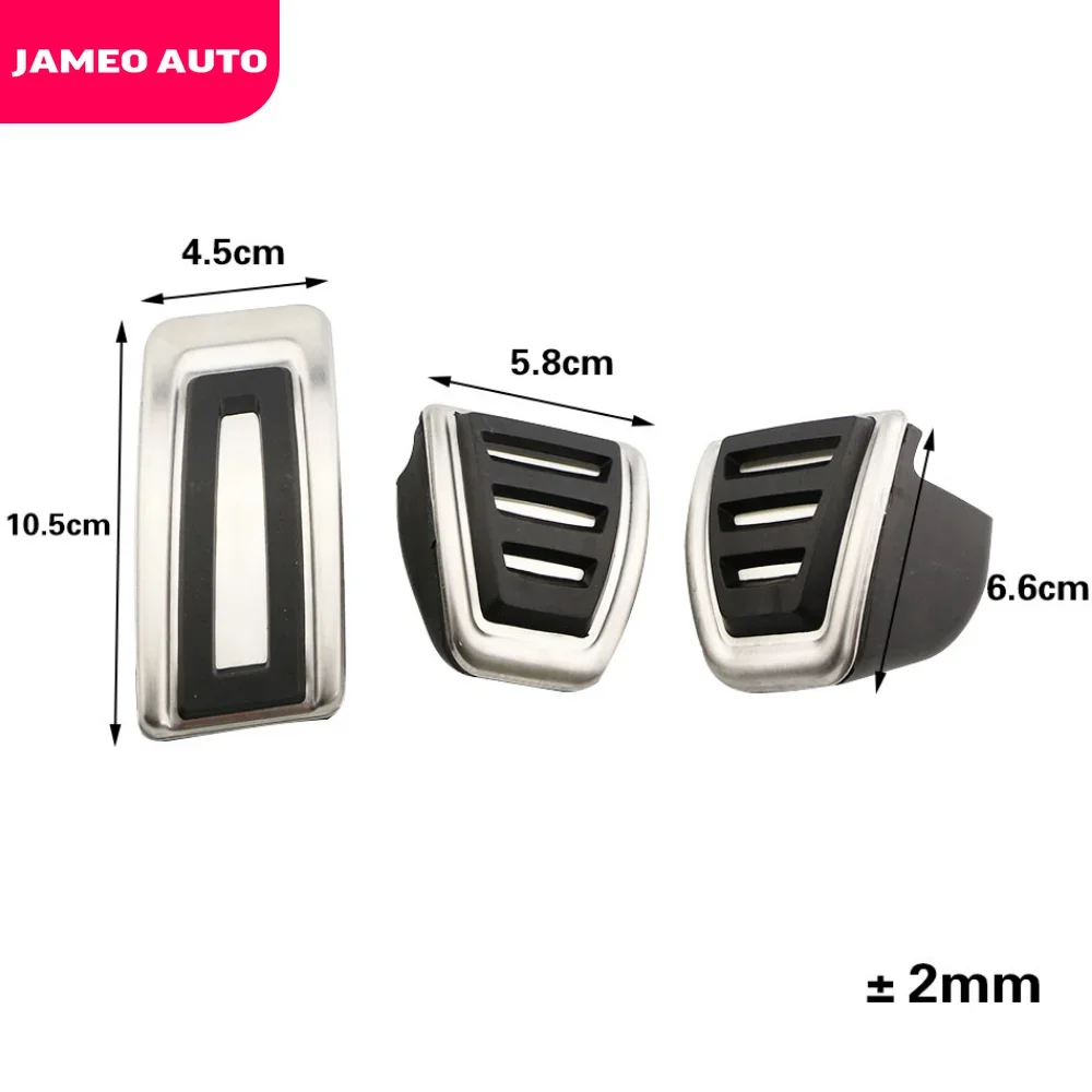 Car Pedals Foot Fuel Brake Clutch Cover For Volkswagen VW Polo A05 Golf A7 Skoda Rapid Octavia 5E 5F A7