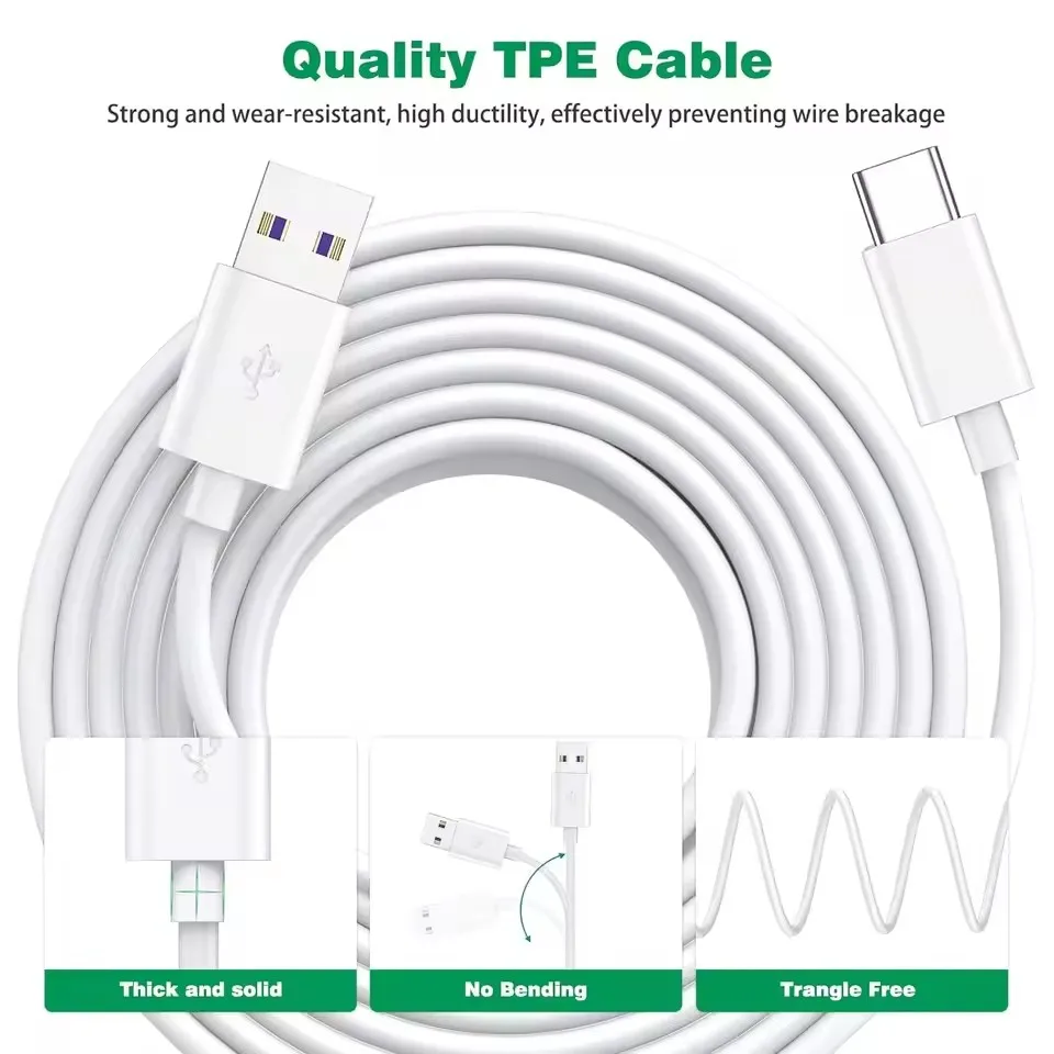 รูปสินค้า สายเชื่อมต่อ USB-C ยาวพิเศษ 10 เมตร สำหรับอุปกรณ์อิเล็กทรอนิกส์ทุกชนิด