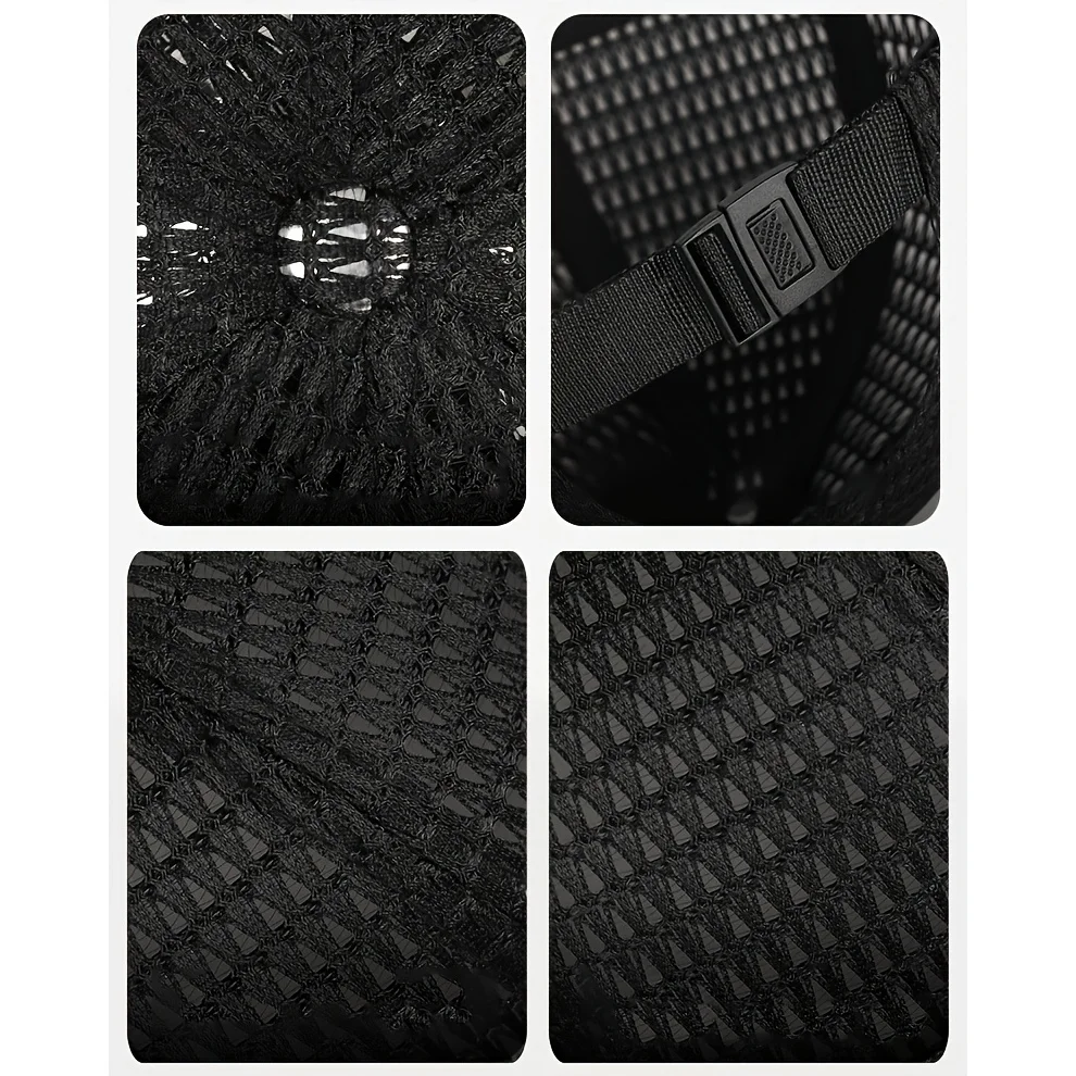 2Pcs 메쉬 통기성 모자 여름 패션 경량 사이클링 하이킹 모자 브림리스 조절 가능한 야외 러닝 캠핑 비니