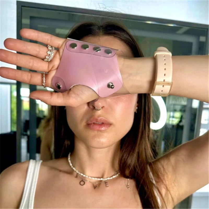 Functional Makeup Gloves Professional Makeup Artist Gloves Natural Leather Gloves Comfortable Fashion Korean Makeup Tools 6
