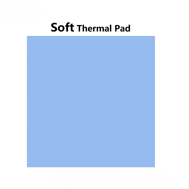 Thermal Pad 100X100mm GPU CPU Laptop Heatsink Cooling 6.0W/mK Motherboard Silicone Grease Pad