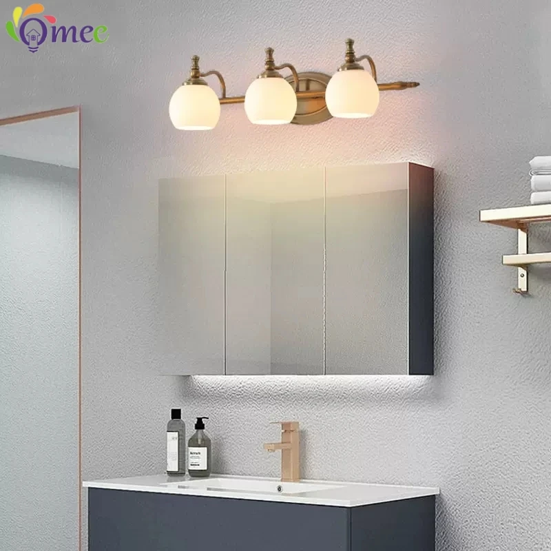 Modern Simplicity Vanity Lights Wall Vintage Bathroom Led Makeup Vanity Table Lamp Bathroom Cabinet Vanity Mirror Light Fixture