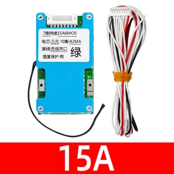 Advanced 7S 24V Lithium Battery Protection Board with Balance and Temperature Control (7S 15A 6MOS)