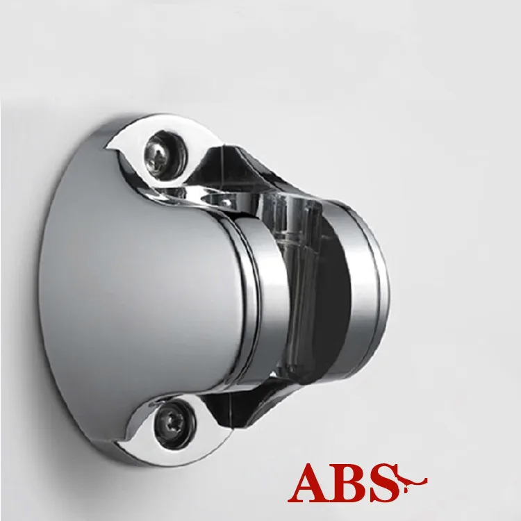 New Shower Faucet Space Aluminum Shower Holder With Hook Adjustable Nozzle Support Metal Hose Seat Bathroom Accessories