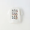 Mickey Mouse Tshirt Cartoon Print Short Sleeve T For Boys And Girls Loose Casual Sports Tops Children Cotton Fashion White Tees 3