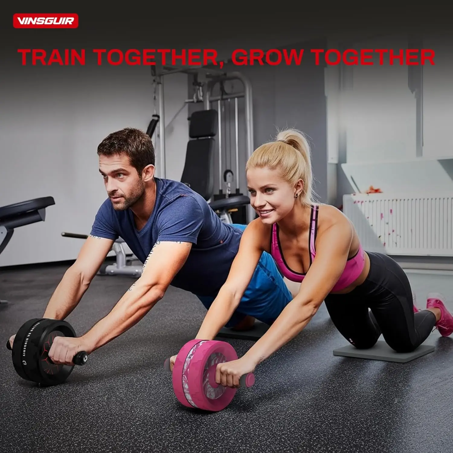 Ab Roller Wheel with Knee Pad image 6