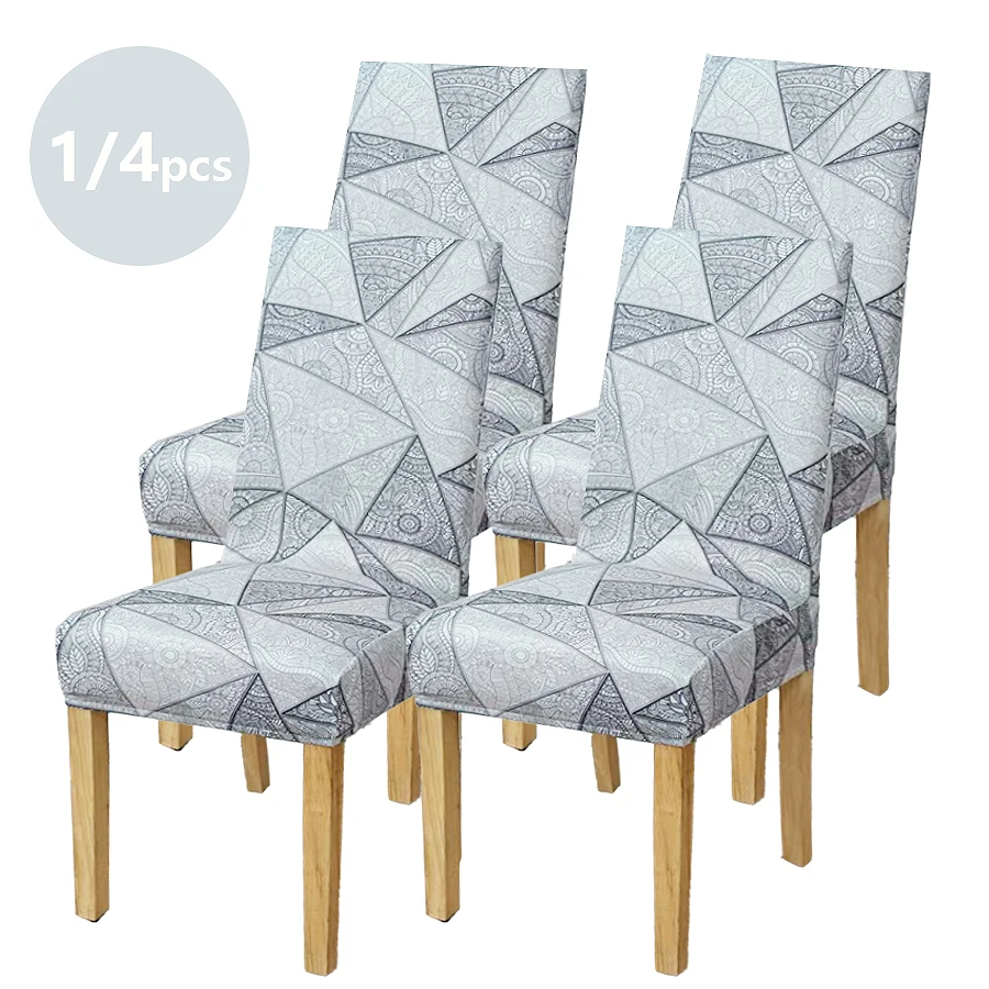 Modern minimalist high-elasticity polyester dust-proof and stain-resistant chair covers for living room, dining room and bedroom