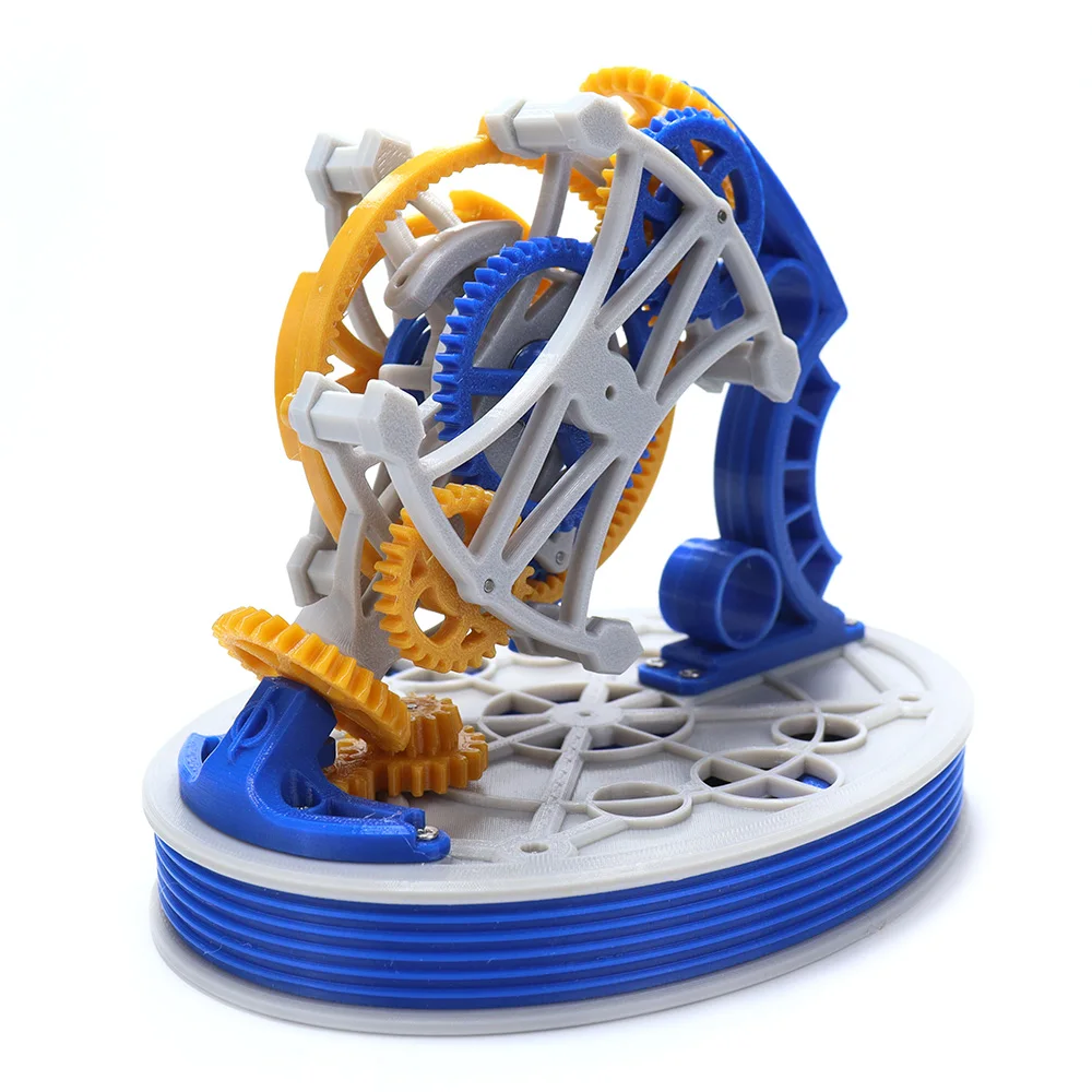 Double shaft Tourbillon model Mechanical Pendulum Clock Principles