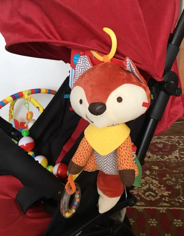 Baby Toys 0-12 Month Cute Animal Toddler Rattles & Mobiles Infant Plush Learning Products Kids Gift