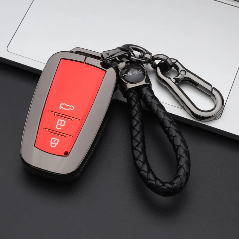 Custodia per chiave a distanza per auto in lega di zinco Tpu Shell Fob per Toyota Corolla Prius Camry CHR C-HR RAV4 Altis Land Cruiser Prado Keyless - S8564e2e9cf3d44c18673ac075af8875dP